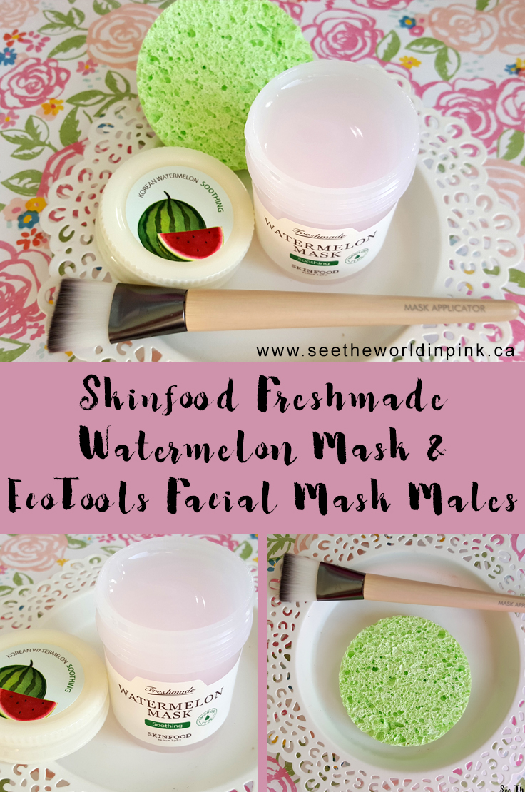 absorption at ringe glide Mask Wednesday - Skinfood Freshmade Watermelon Mask and Ecotools Facial Mask  Mates! | See the World in PINK