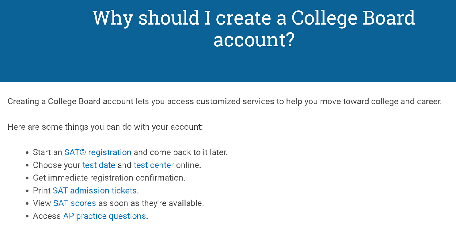 AP Psychology AHS College Board Account Setup