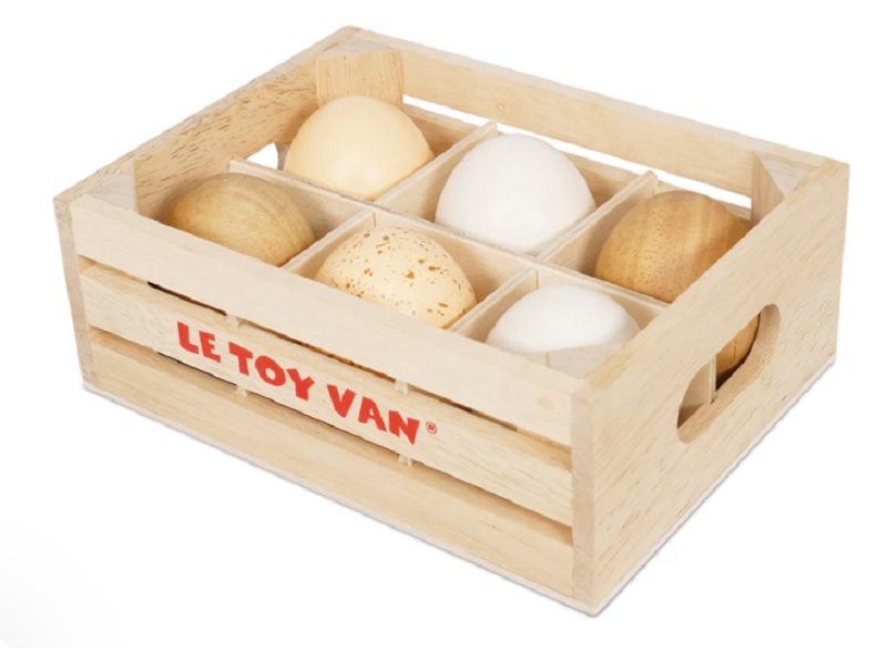 le toy van wooden eggs