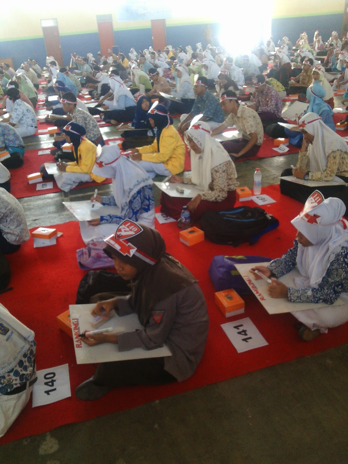 SMP Negeri 2 Ngimbang Lomba Rangking 1 IT di GOR Lamongan