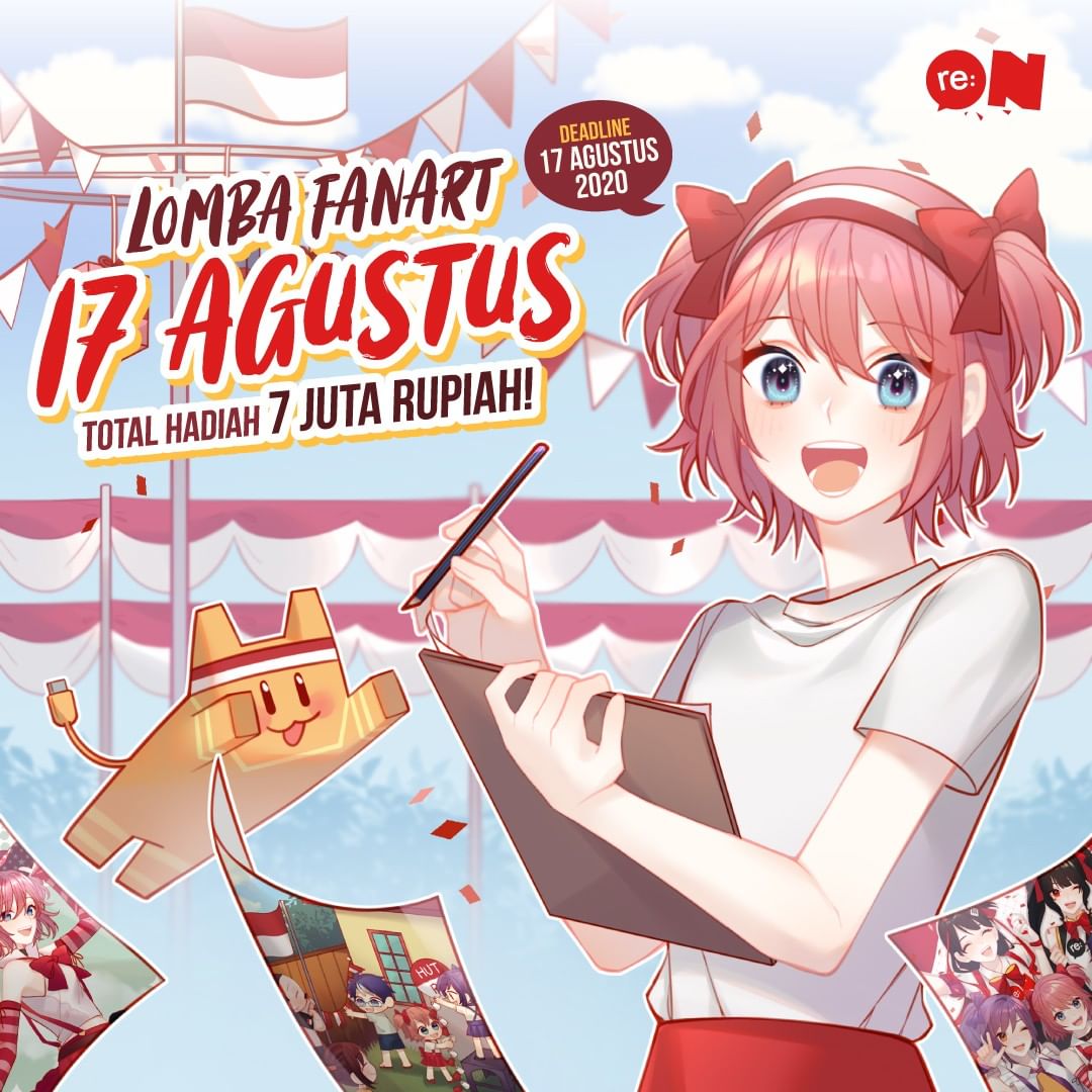 Lomba Fanart 2020 dalam rangka menyambut Hari Kemerdekaan