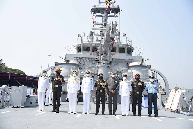 भारतीय नौसेना लैंडिंग क्राफ्ट युटिलिटी एल-58 की हुई कमीशनिंग