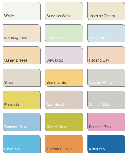 Katalog Warna Dulux EasyClean 2017