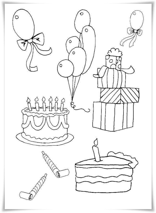 Ausmalbilder zum Ausdrucken: Ausmalbilder Geburtstag Ausmalbilder zum Ausdrucken: Ausmalbilder Geburtstag
