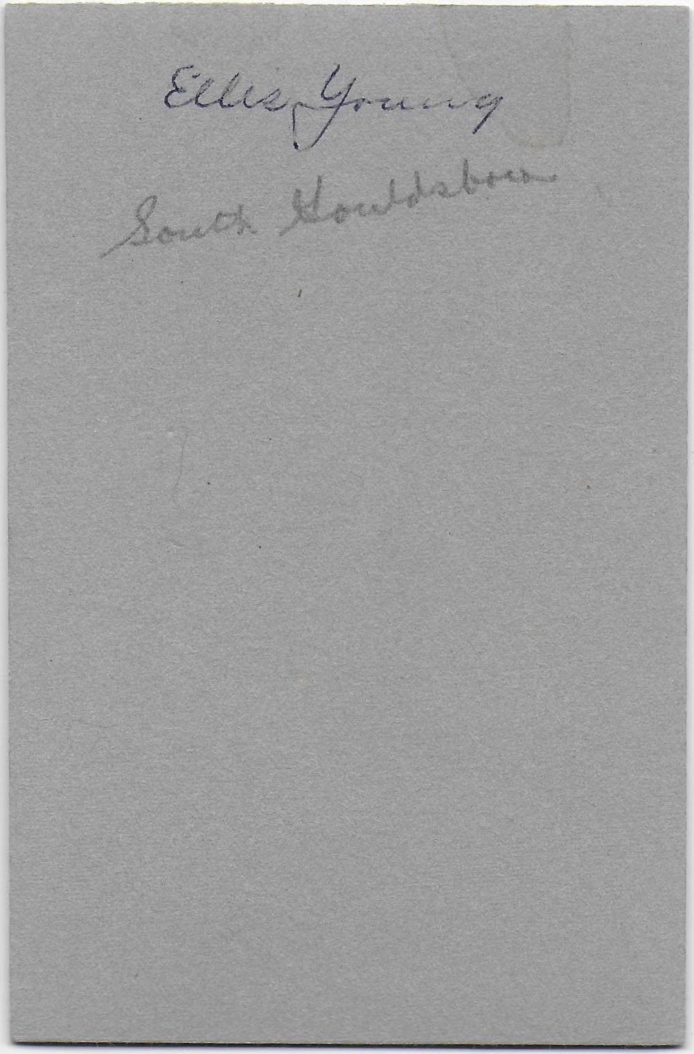 Heirlooms Reunited Photograph of, presumably, young Ellis Stanley