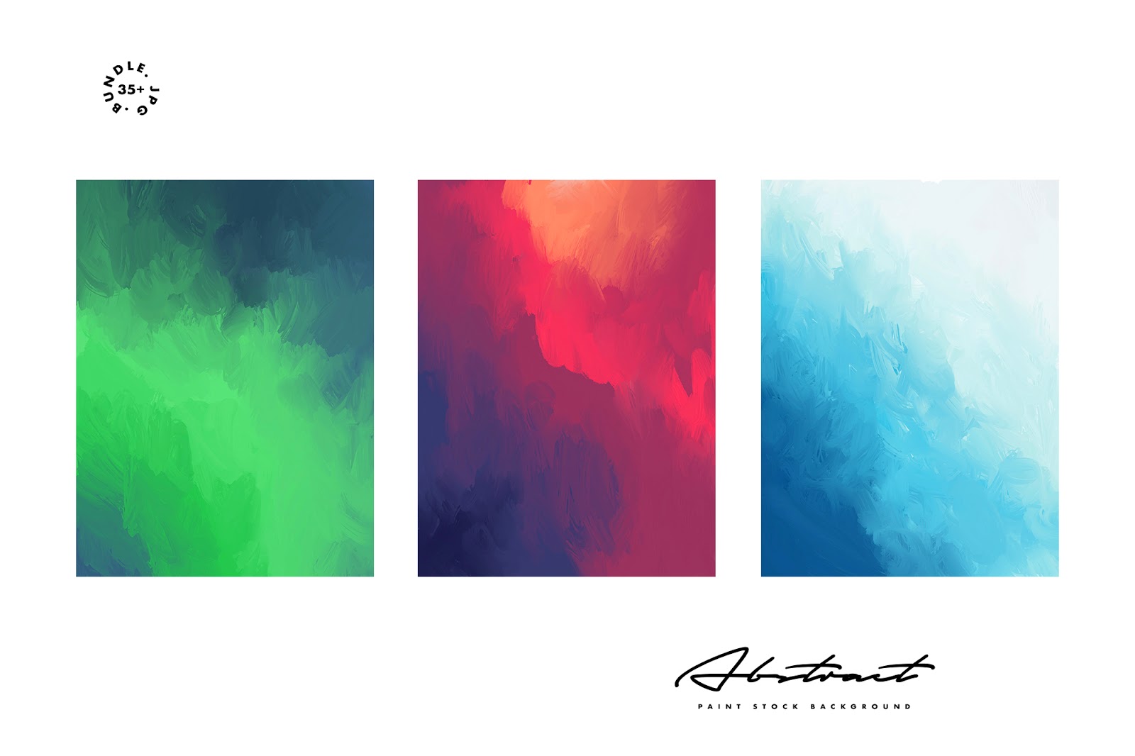 Free Download 5 Abstract Oil Paint Background