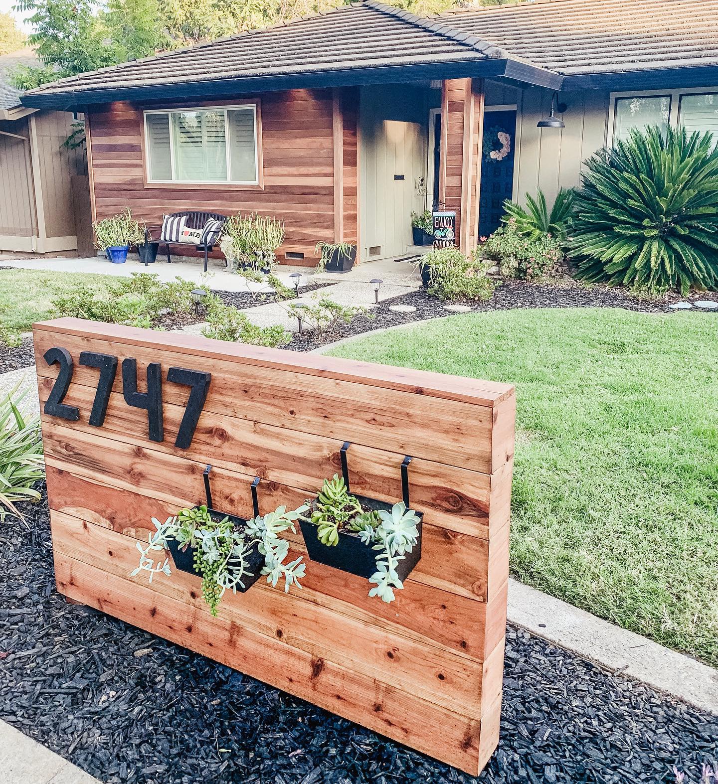DIY Address Sign Nor Cal DIYers diy-address-sign-nor-cal-diyers