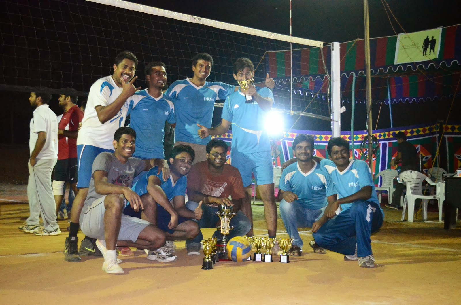 IMT Hyderabad ORGANIZED VOLLEYBALL TOURNAMENT ACE CONNCET FOR THE