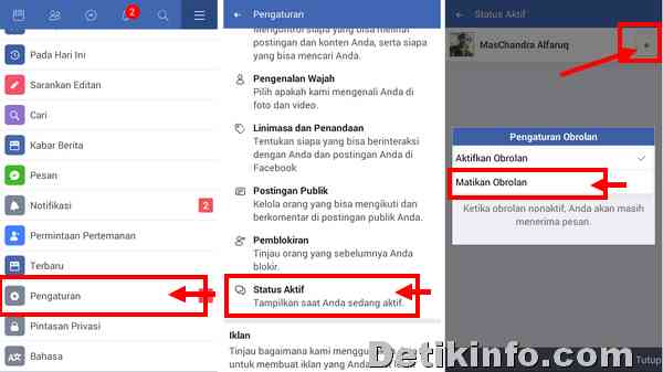 Cara agar fb terlihat offline di android