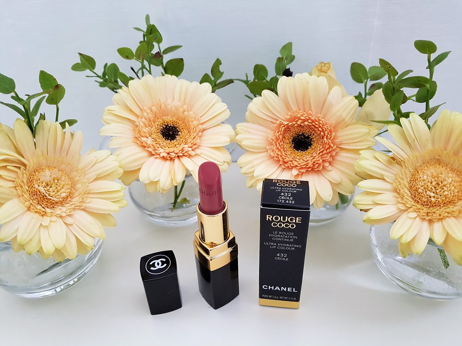 THE EXCLUSIVE BEAUTY DIARY : CHANEL ROUGE COCO ULTRA HYDRATING LIP COLOUR -  432 – CÉCILE & MIROIR DOUBLE FACETTES