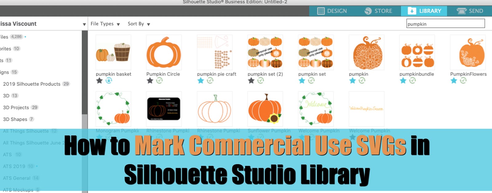 Download How To Mark Commercial Use Svgs In Silhouette Studio Library Silhouette School