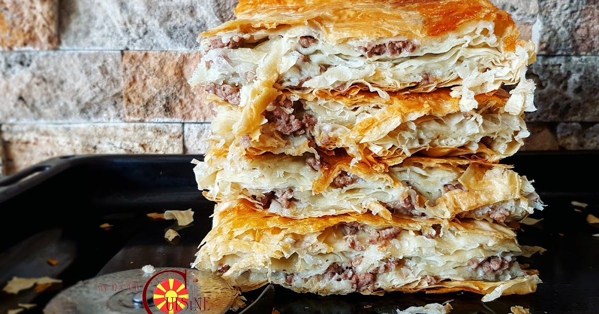 BEST FAST BUREK WITH MINCED MEAT ~ Macedonian Cuisine