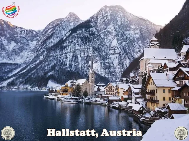 Hallstatt, Austria in winter