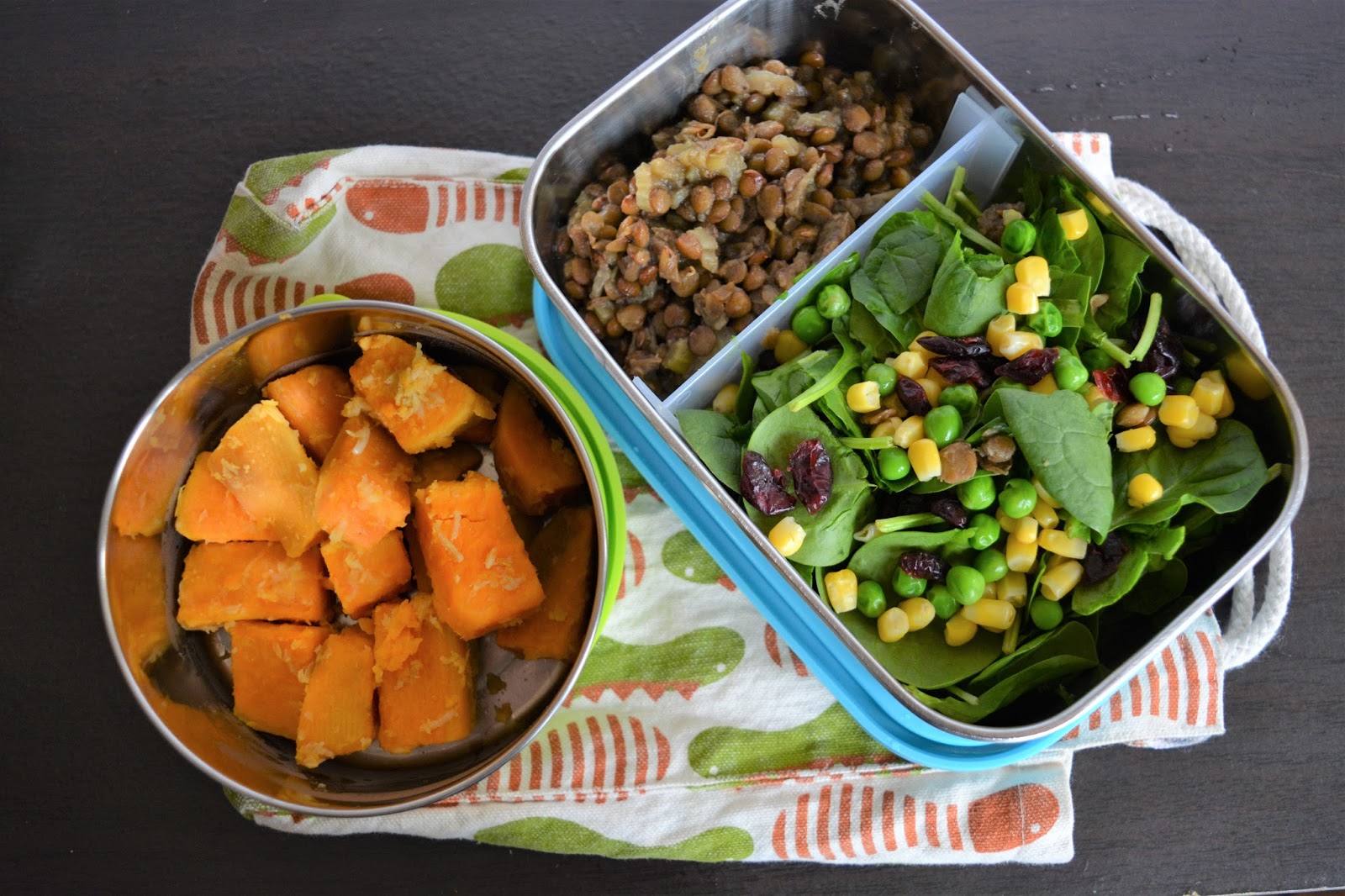 Hannah Claudia Ginger Sesame Sweet Potatoes + Healthy Lunch Ideas for