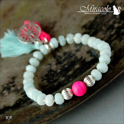 akwamaryn, aquamarine bracelet, miracolo