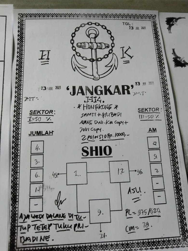 syair nyi plered hongkong jumat 23 juli 2021 SYAIR NYI