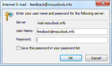 Cara Mengatasi Outlook Selalu Minta Password