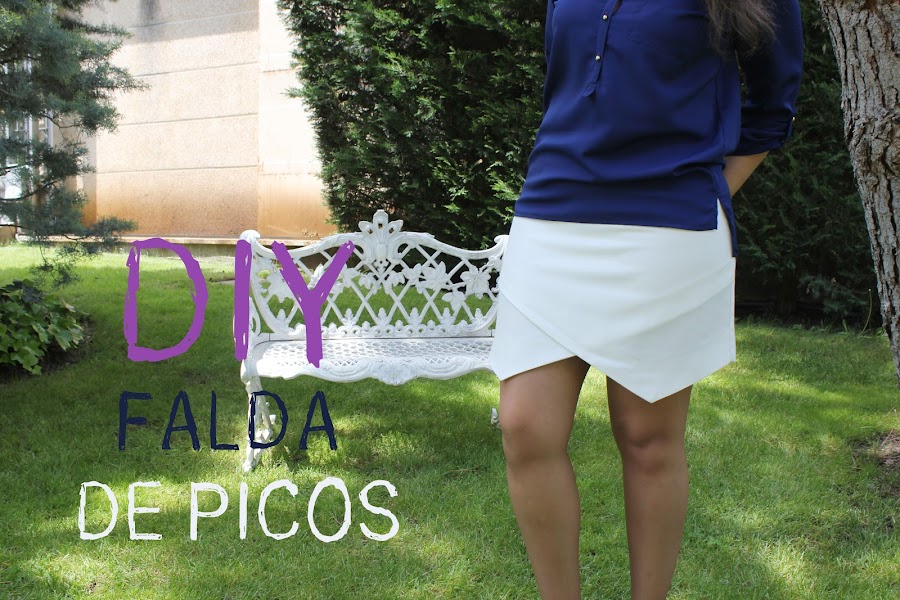 DIY ropa cómo hacer la falda de picos. Blog de moda costura y diy.