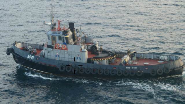 Російський корабель протаранив у морі  буксир ВМСУ