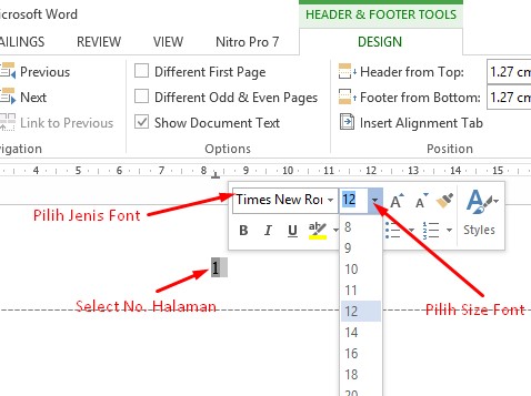 Cara Membuat Halaman Di Word Semua Model Format Praktek Pakar Dokumen