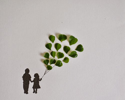 02-Couple-with-Balloons-Freelance-Illustrator-Tang-Chiew-Ling-Art-with-Leaves-www-designstack-co