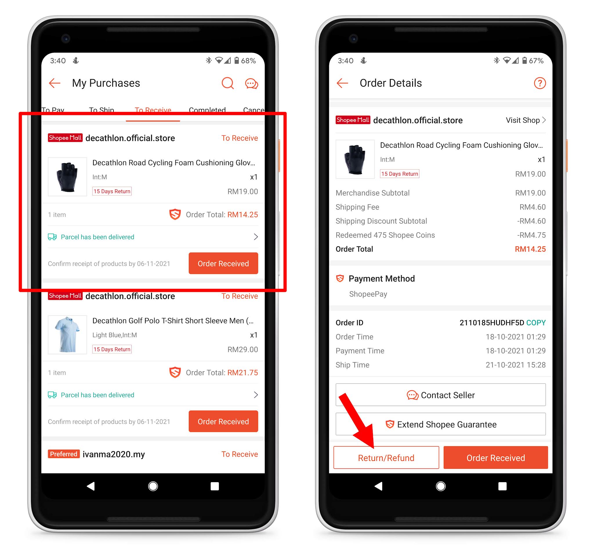 Cara Return Dan Refund Barang Shopee Melalui Jnt Express (Decathlon)