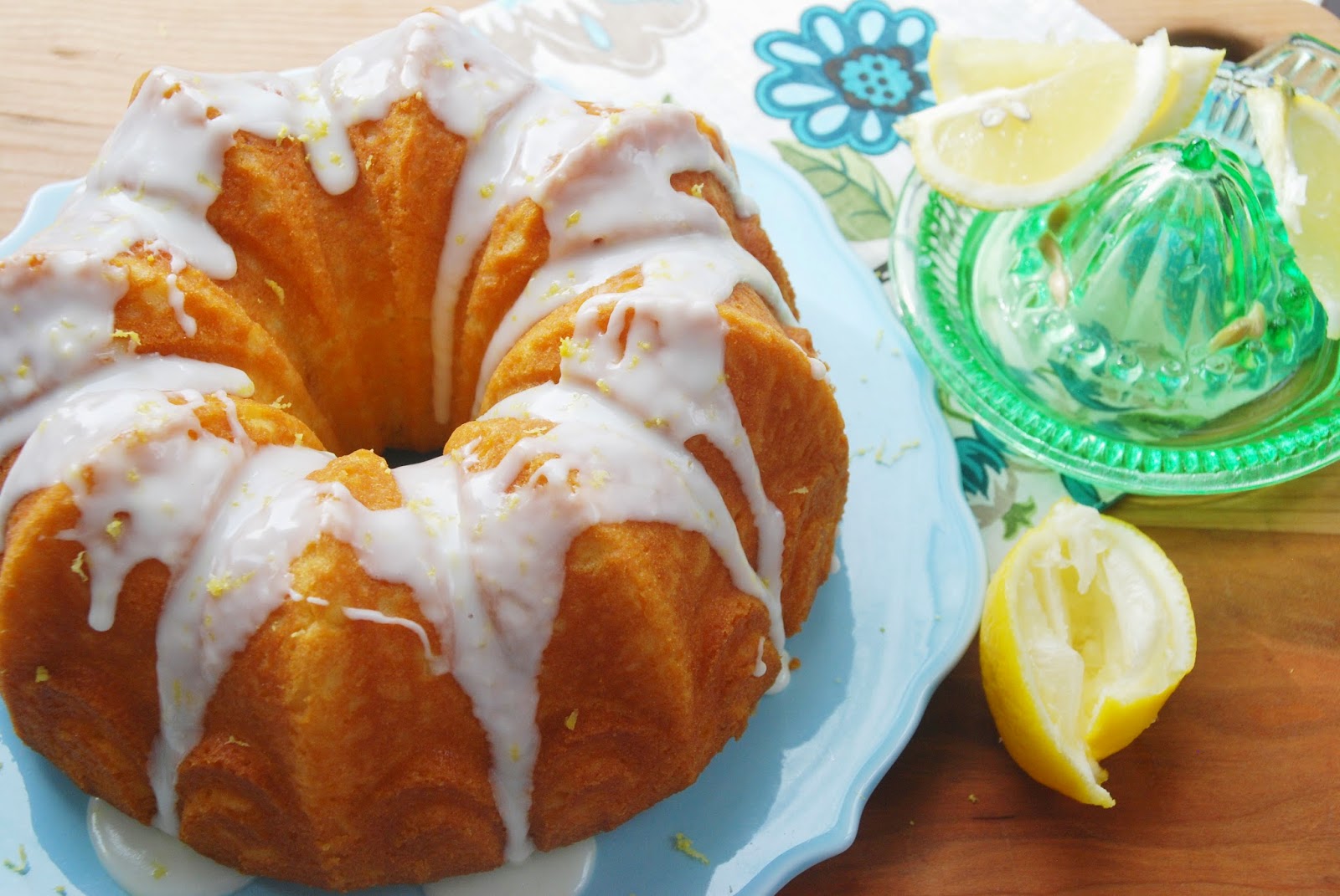 Baking and Creating with Avril: Triple Lemon Bundt Cake #BundtBakers