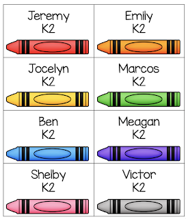 Free editable name tags for kindergarten.  Print and insert into name badge holders from Time4kindergarten.