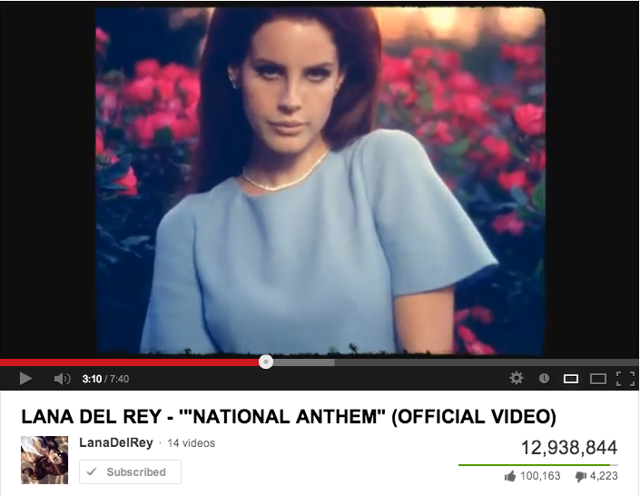 Лана дель Рей National Anthem