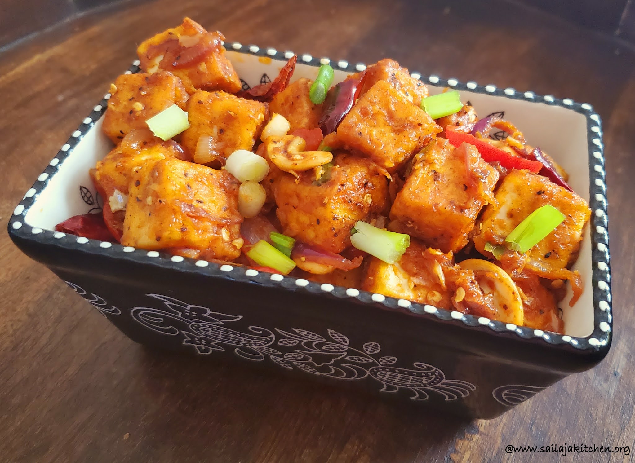 Sailaja Kitchen...A site for all food lovers! Dragon Tofu / Indo Chinese Dragon Tofu Indo