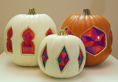 Stained Glass Pumpkins