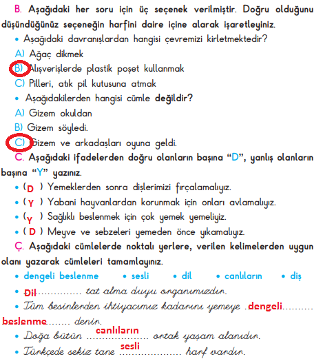 3. Sınıf Nova Yayınları Türkçe Çalışma Kitabı 136. 137. Sayfa Cevapları Sağlık ve Çevre Teması Tema Sonu Değerlendirme 3. Sınıf Nova Yayınları Türkçe Çalışma Kitabı 136. 137. Sayfa Cevapları Sağlık ve Çevre Teması Tema Sonu Değerlendirme