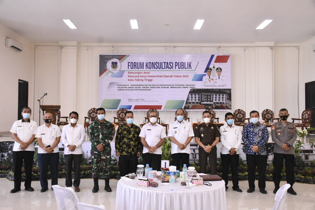 Pemko Tebingtinggi Gelar Forum Konsultasi Publik Bahas RKPD Tahun 2022 Pemko Tebingtinggi Gelar Forum Konsultasi Publik Bahas RKPD Tahun 2022