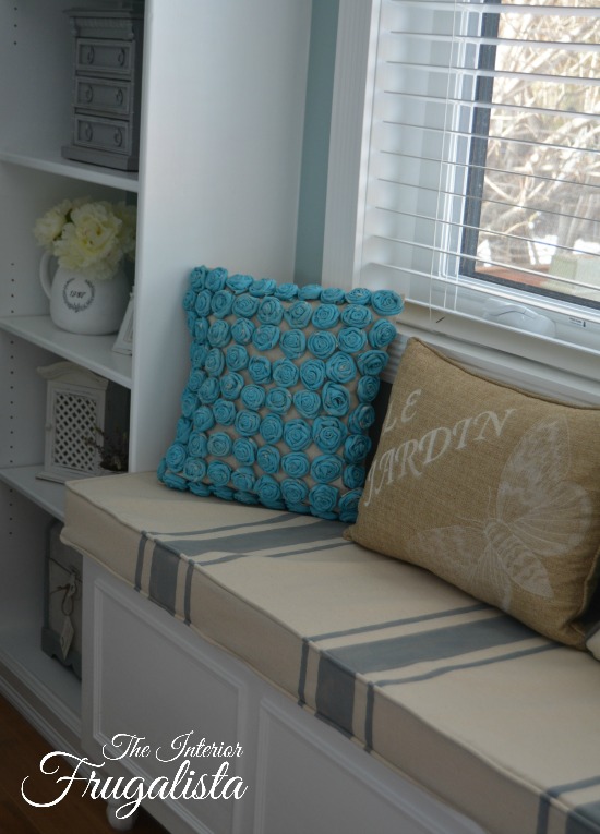 Stenciling a throw pillow