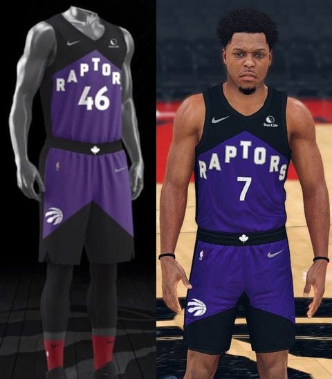Raptors Purple Earned BNWT Nike Toronto Raptors Kyle Lowry 2021