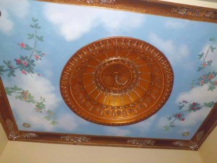 Jasa cat dekorasi motif lis ornament plafon gypsum | Warna lis plafon pinggiran plafon sistem motif gradasi dan prada wilayah jakarta Bogor Tangerang Depok Bek Jasa cat dekorasi motif lis ornament plafon gypsum | Warna lis plafon