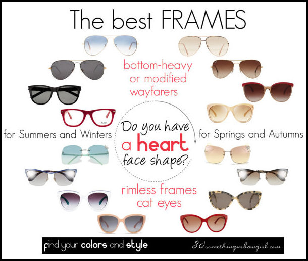 The best frames for heart face shape