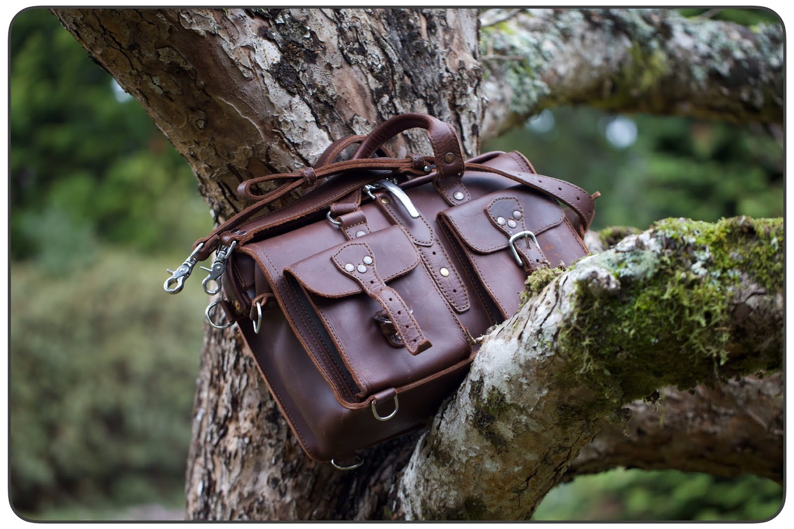 LeatherWerk Customized Flight Bag from Saddleback Leather