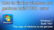 How to Fix Windows is Not Genuine | Remove Build 7601/7600 | 100% Working Windows 7/8/10 