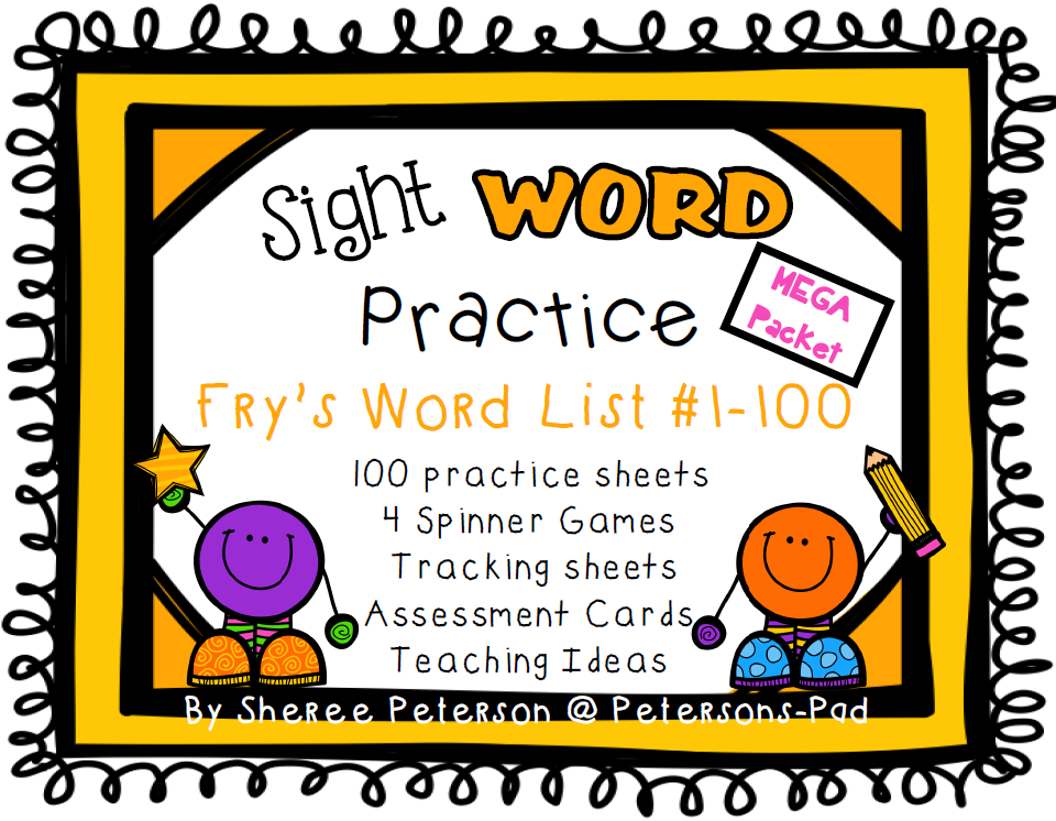 Peterson's Pad: Sight WORD Practice Packets