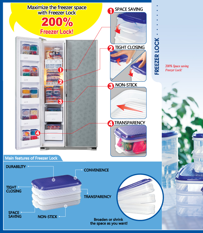 Tip Street Lock & Lock Freezer Lock 24Piece Set / 17Container Sets 70 Off