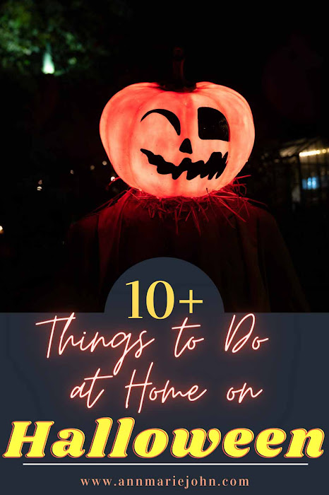Great ideas on how to celebrate Halloween from the safety of your own home. Things To Do At Home On Halloween