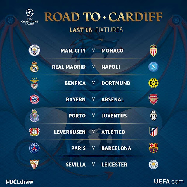 Europa League Draw / Europa League last 16 draw When is