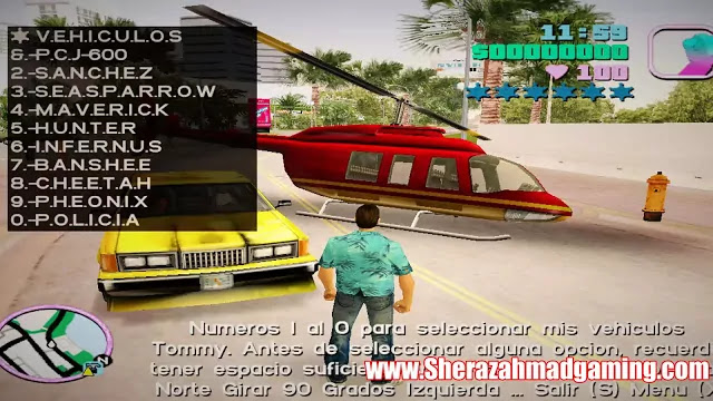 Mega Menu 1.0 for GTA Vice City