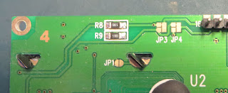 Solder Jumpers on LCD PCB