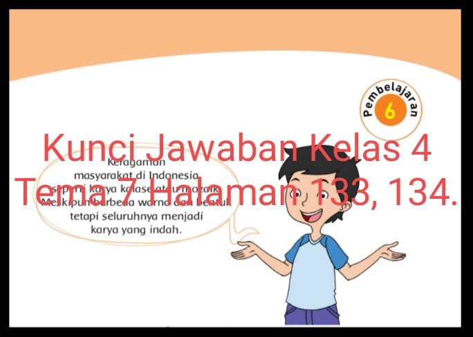 Kunci Jawaban Buku Tematik Siswa Kelas 4 Tema 7 Subtema 3 Pembelajaran 6 Halaman 133 134 Info Pesilat