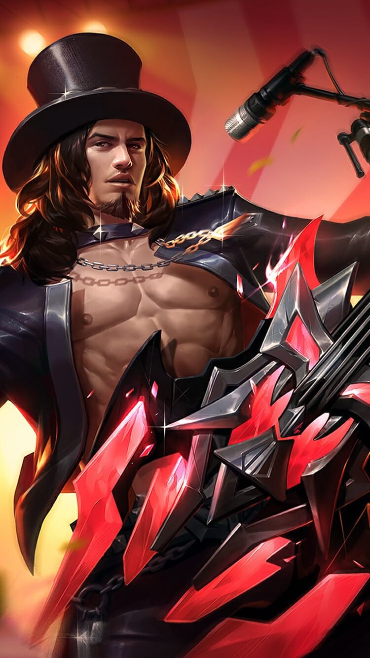 Wallpaper Clint Rock and Roll Skin Mobile Legends HD for Mobile