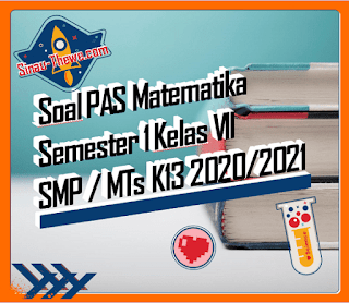 Soal Jawaban Pas Matematika Kelas Vii Smp Semester Gasal 2020 2021 Sinau Thewe Com