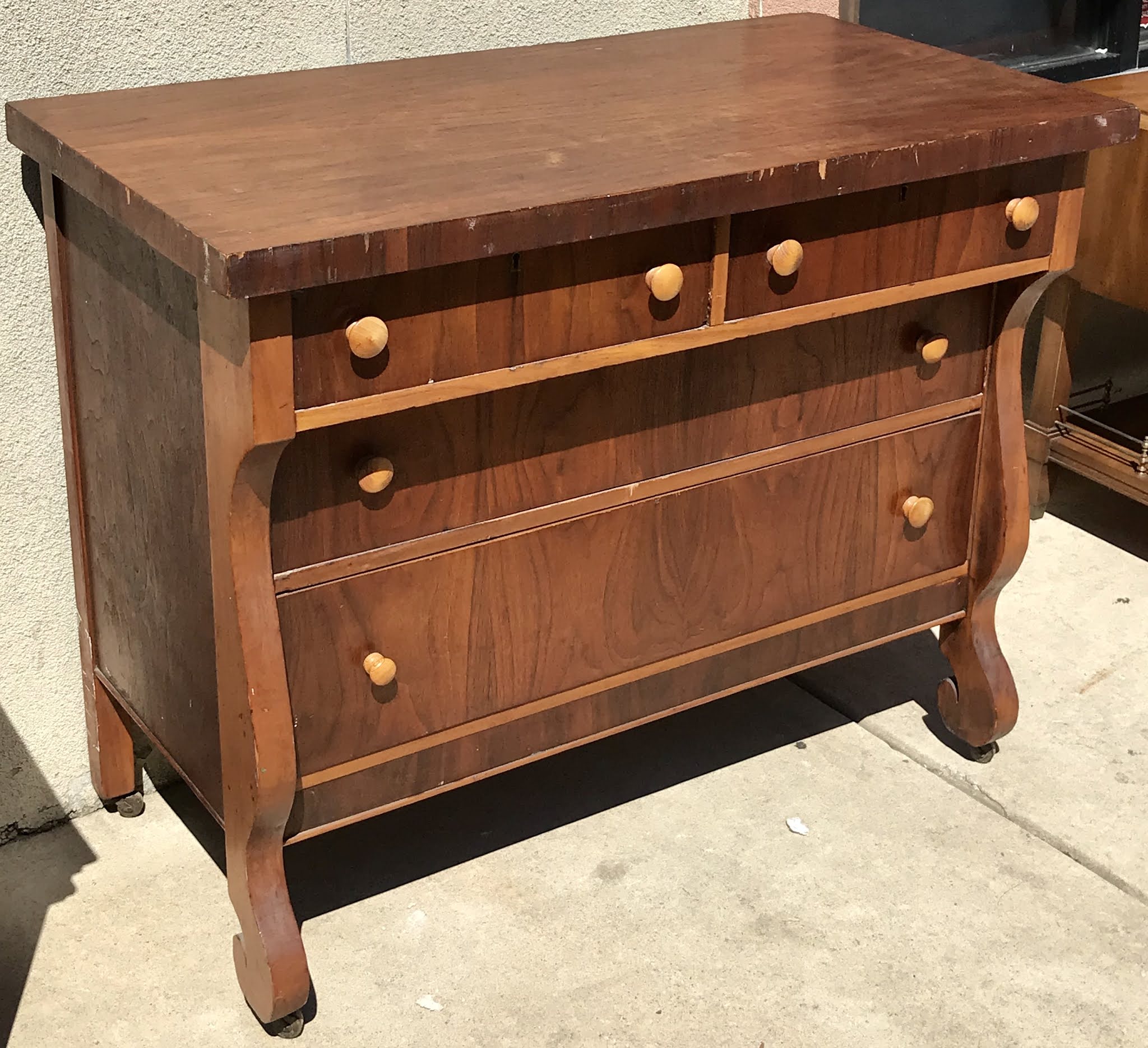 Uhuru Furniture & Collectibles REDUCED American Empire 4Drawer