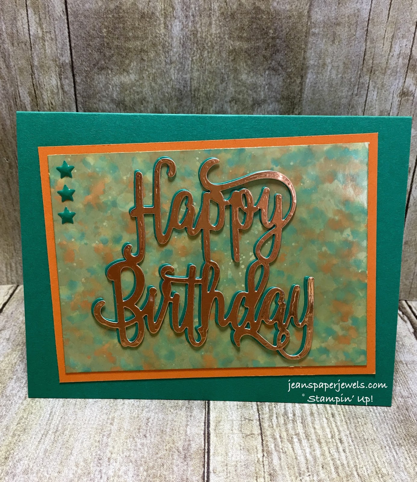 Jean’s Paper Jewels: Happy Birthday, Dragonfly Dreams Polished Stone Cards